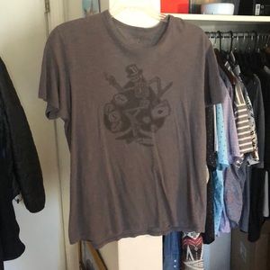 Men’s Lucky Brand Skeleton Spade Shirt Large